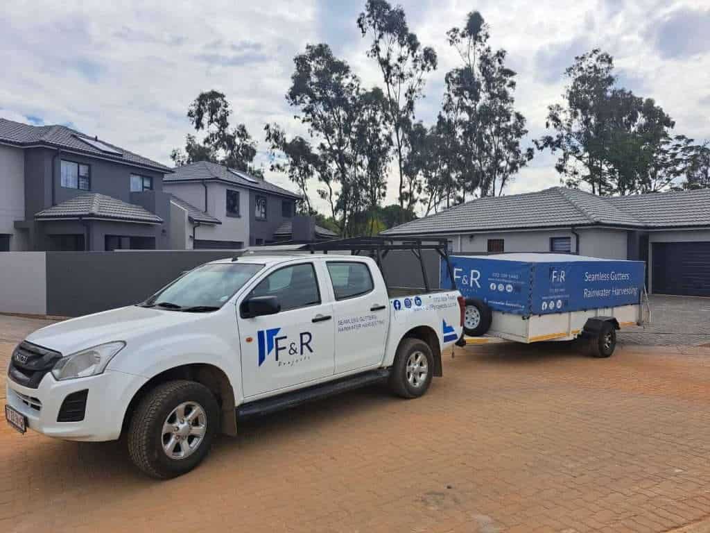 FR Gutters equipment and bakkie